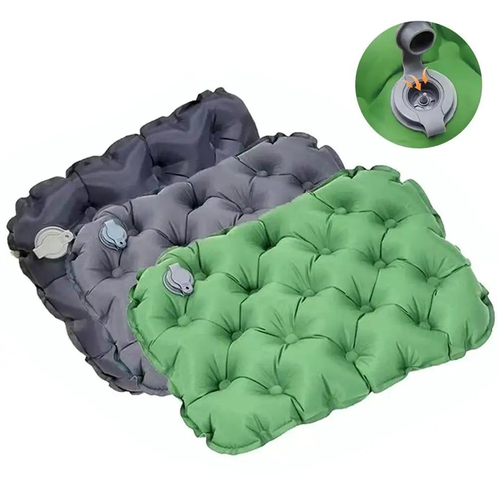 Outdoor Camping Mat Waterproof - Przenośna Nadmuchiwana Poduszka Siedząca na Kemping,