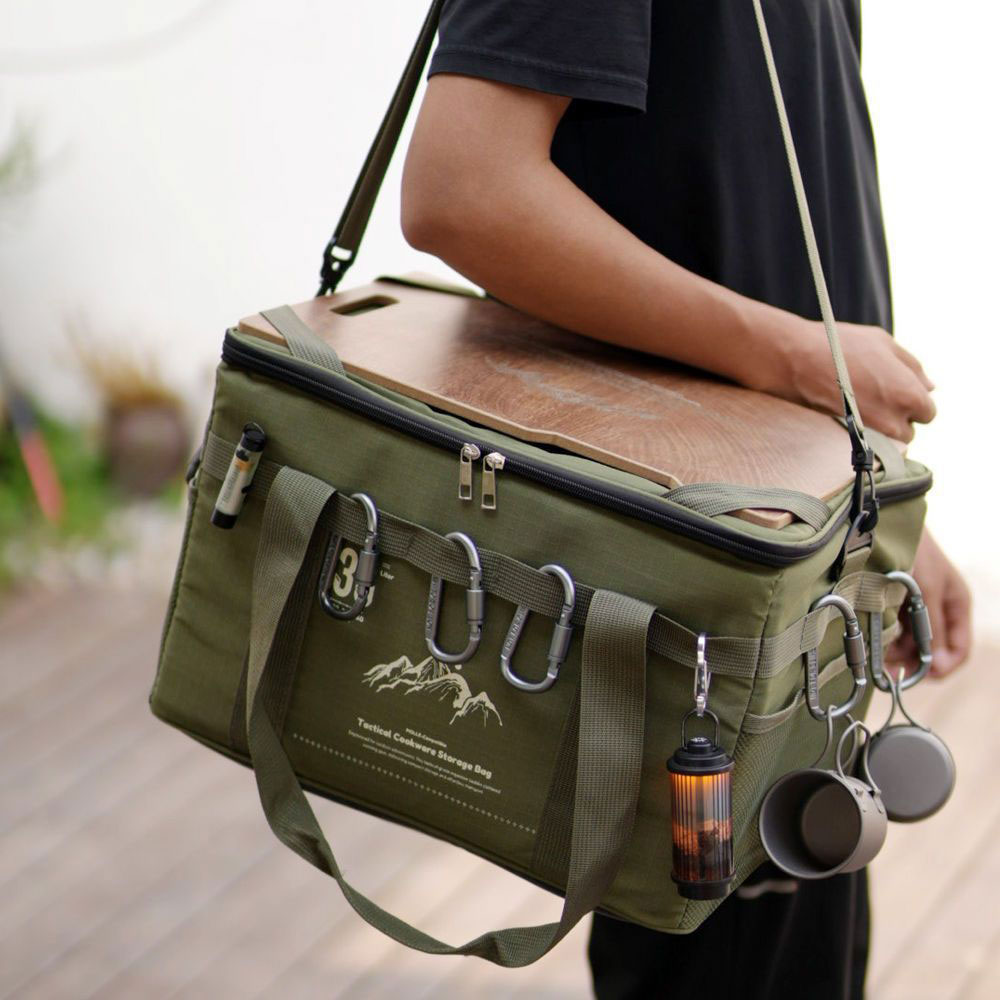 Outdoor Camping Cooking Equipment - Torba piknikowa 36L Tactics, wodoodporny organizer