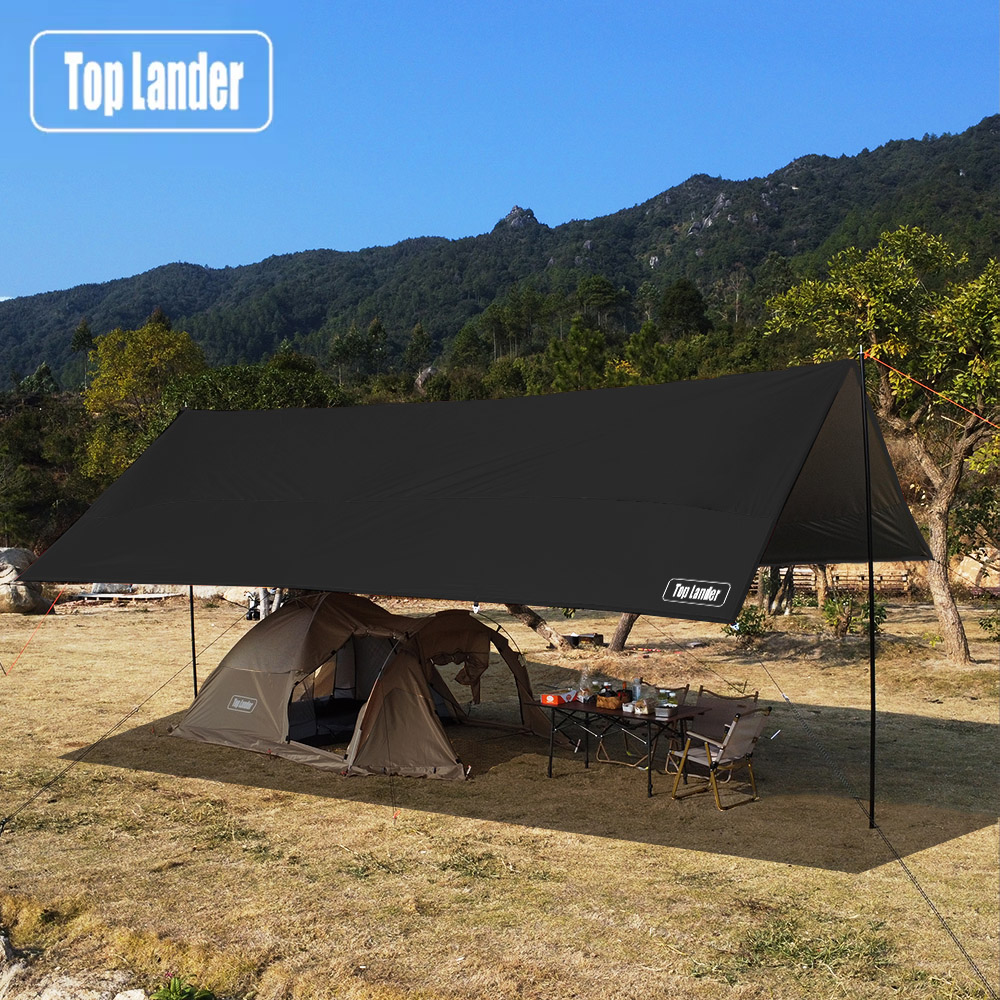 Waterproof Tarp Shelter - Oxford duża plandeka wodoodporna 4x6m osłona