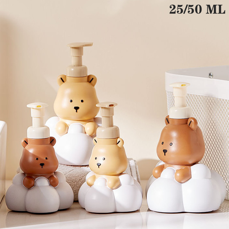 Bear Canister - Chmura w stylu kreskówki niedźwiedź pieniący
