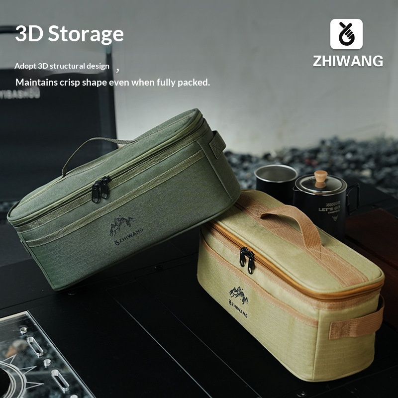 Outdoor Camping Cooking Equipment - Przenośna, wielofunkcyjna torba do przechowywania naczyń