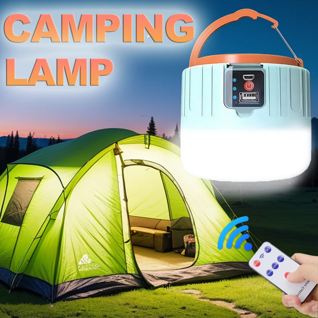 Outdoor Camping And Fishing - Solarna latarnia kempingowa, ładowalna, przenośna lampa