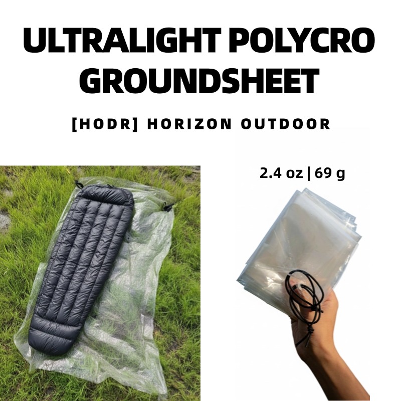 Waterproof Tarp Shelter - [HODR GEAR] Ultralekka podkładka pod namiot