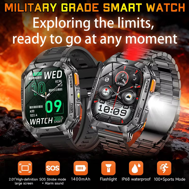 Outdoor Camping Japan - Nowy modny smartwatch męski 2026 z