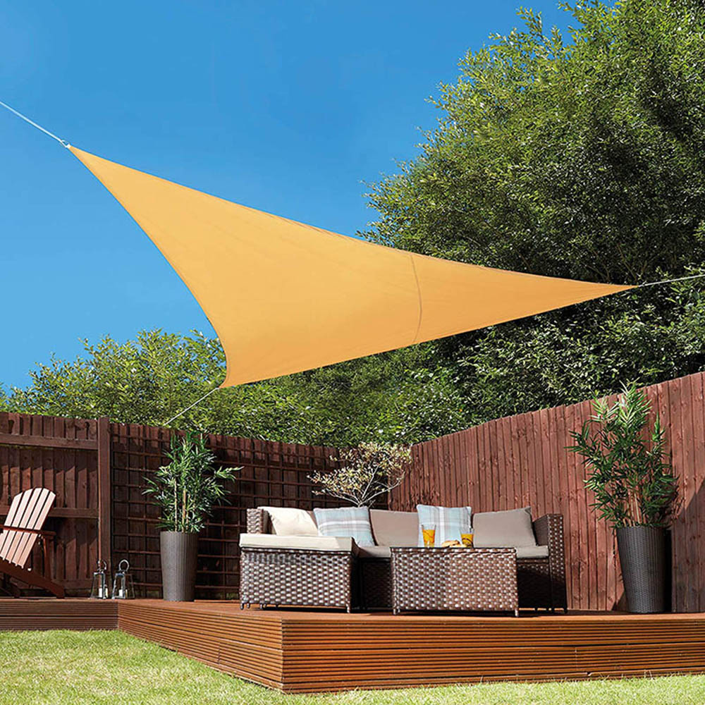 Waterproof Tarp Shelter - 6x6x6 m trójkąt słońce schronienie, odporny