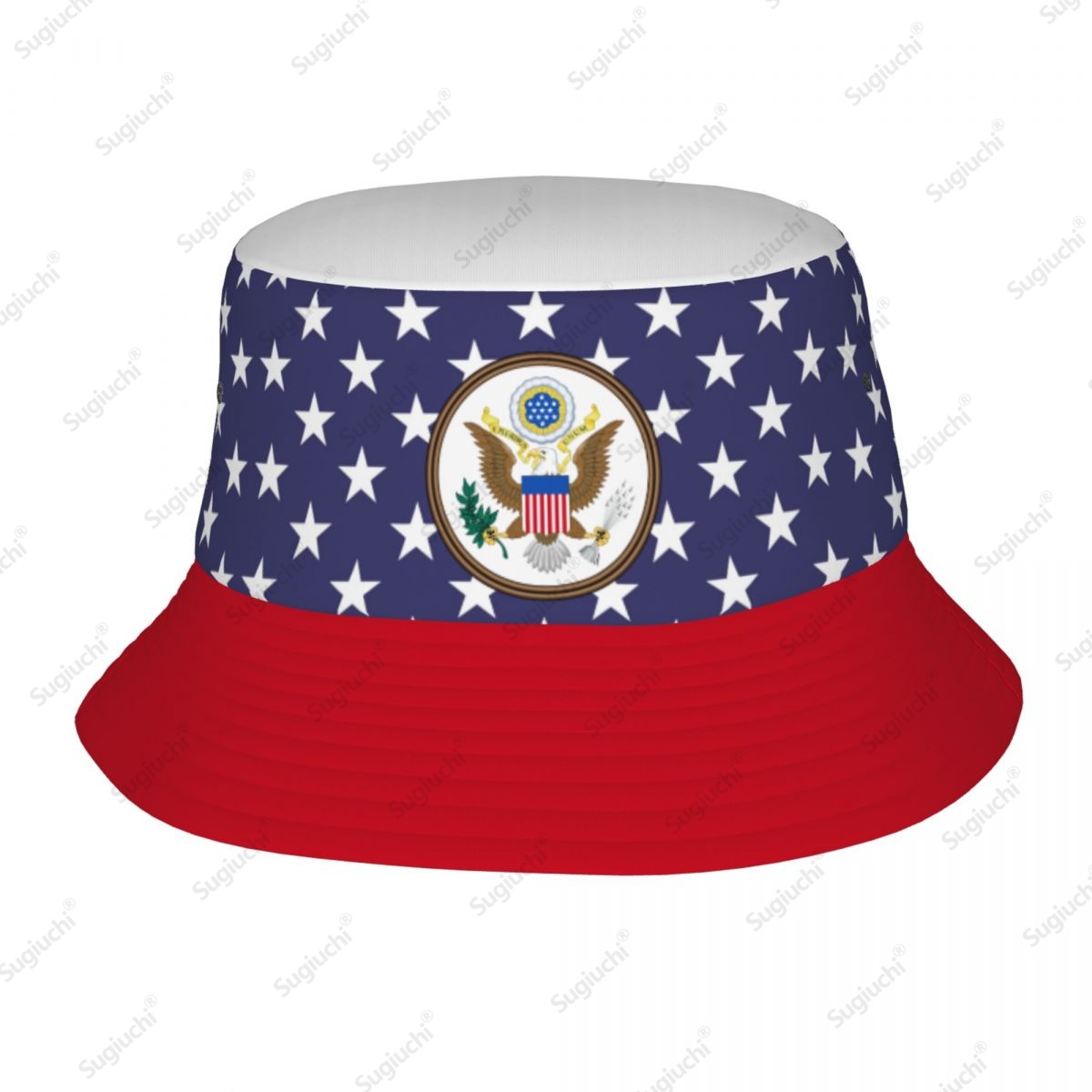 Outdoor Camping Usa - Kapelusz typu bucket z flagą USA