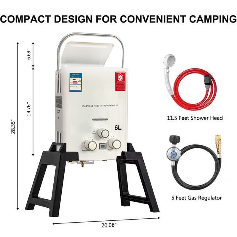Outdoor Camping Water Heater - Nowy model przenośnego gazowego podgrzewacza wody