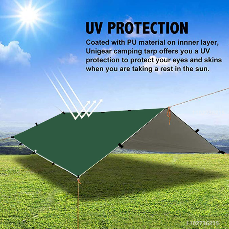 Waterproof Tarp Shelter - 19-punktowy namiot powiesić Tarp Survival Schronienie