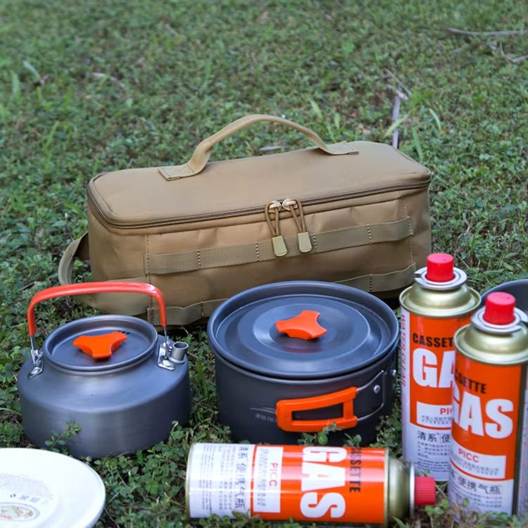 Outdoor Camping Cooking Equipment - Torba do przechowywania naczyń kuchennych z