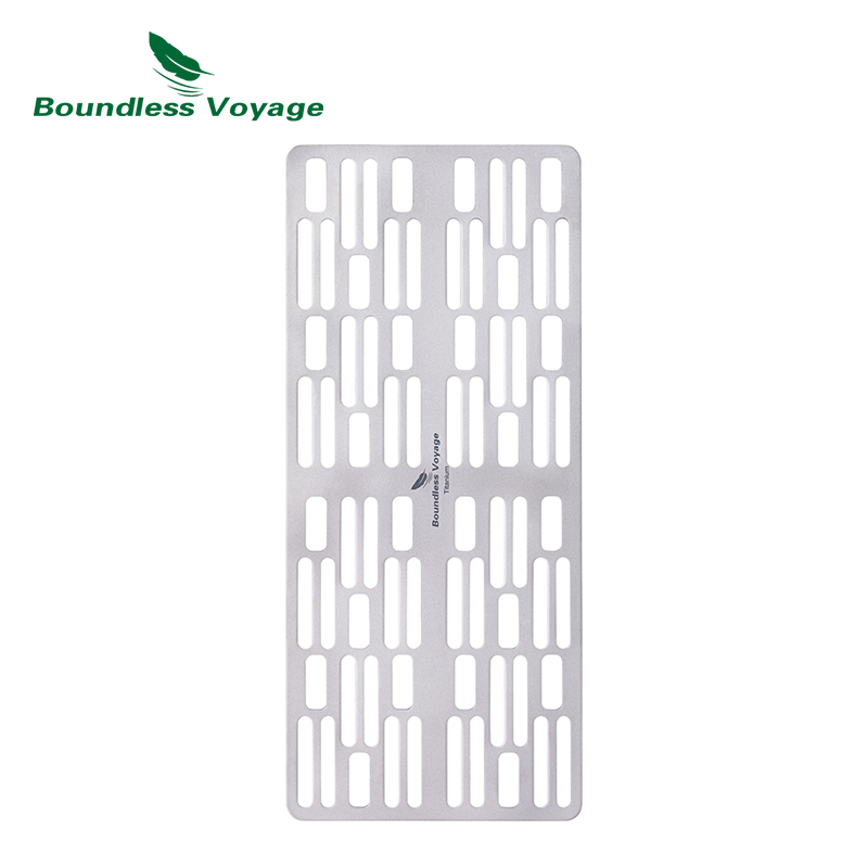 Outdoor Camping Cooking Equipment - Boundless Voyage Outdoor Camping Titanium Charcoal