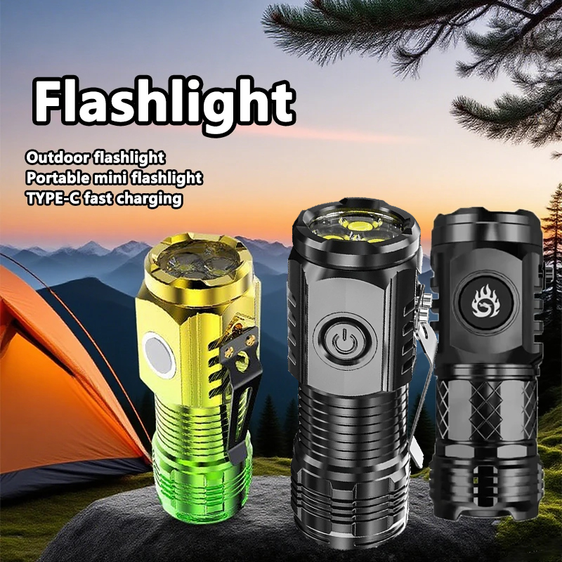 Outdoor Camping Decor - Super Jasna MINI Latarka LED Akumulatorowa