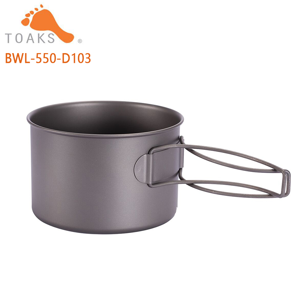 TOAKS BWL-550 Camping tytanowa – Outdoor Camping Cooking Equipment recenzja i cena