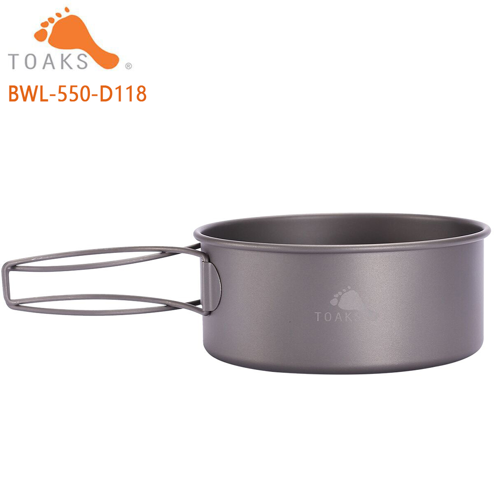 TOAKS BWL-550 Camping tytanowa – Outdoor Camping Cooking Equipment recenzja i cena