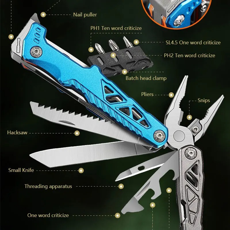 Przenośne składane szczypce ou – Outdoor Camping Knife recenzja i cena