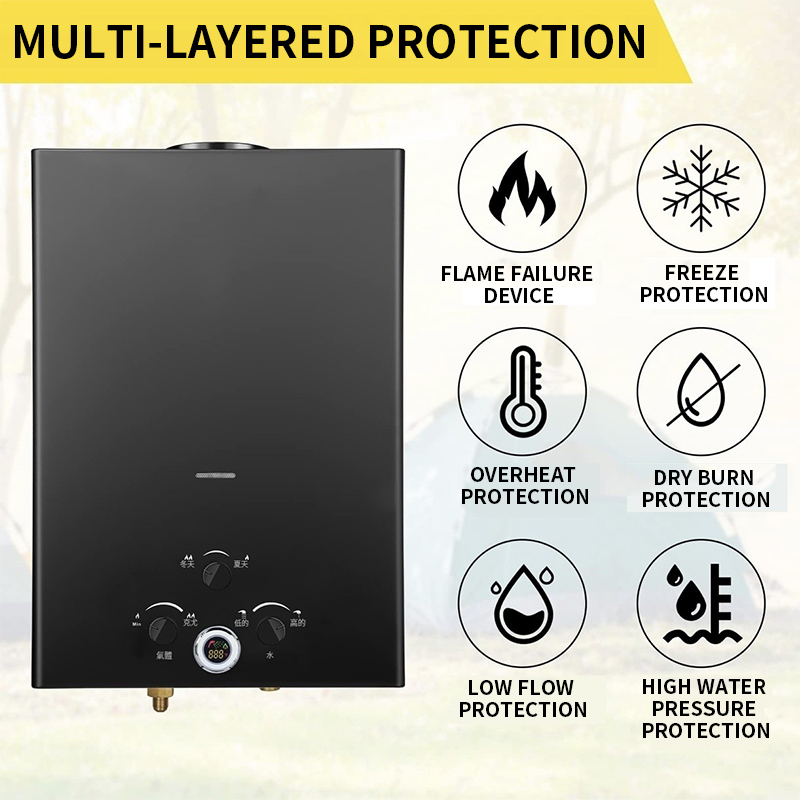 Nagrzewnica gazowa o natychmia – Outdoor Camping Water Heater recenzja i cena