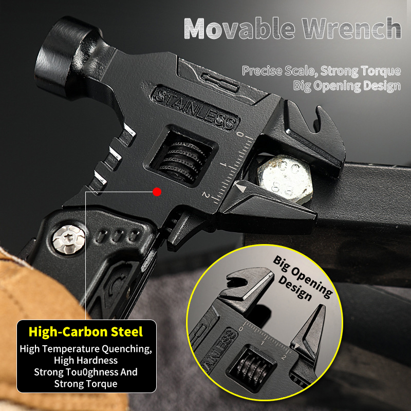 Nowy Wielofunkcyjny Klucz Młot – Outdoor Camping Knife recenzja i cena