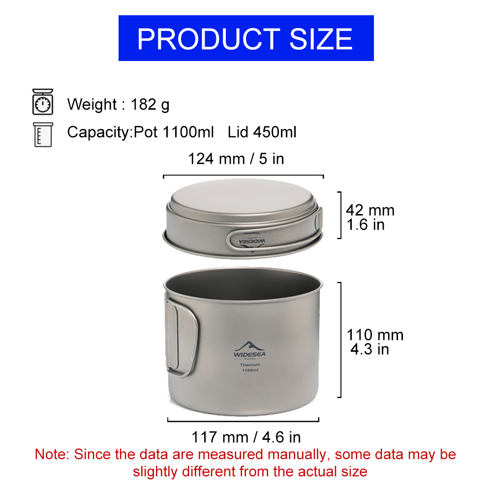 Widesea Ultralekki Tytanowy Ga – Outdoor Camping Cooking Equipment recenzja i cena