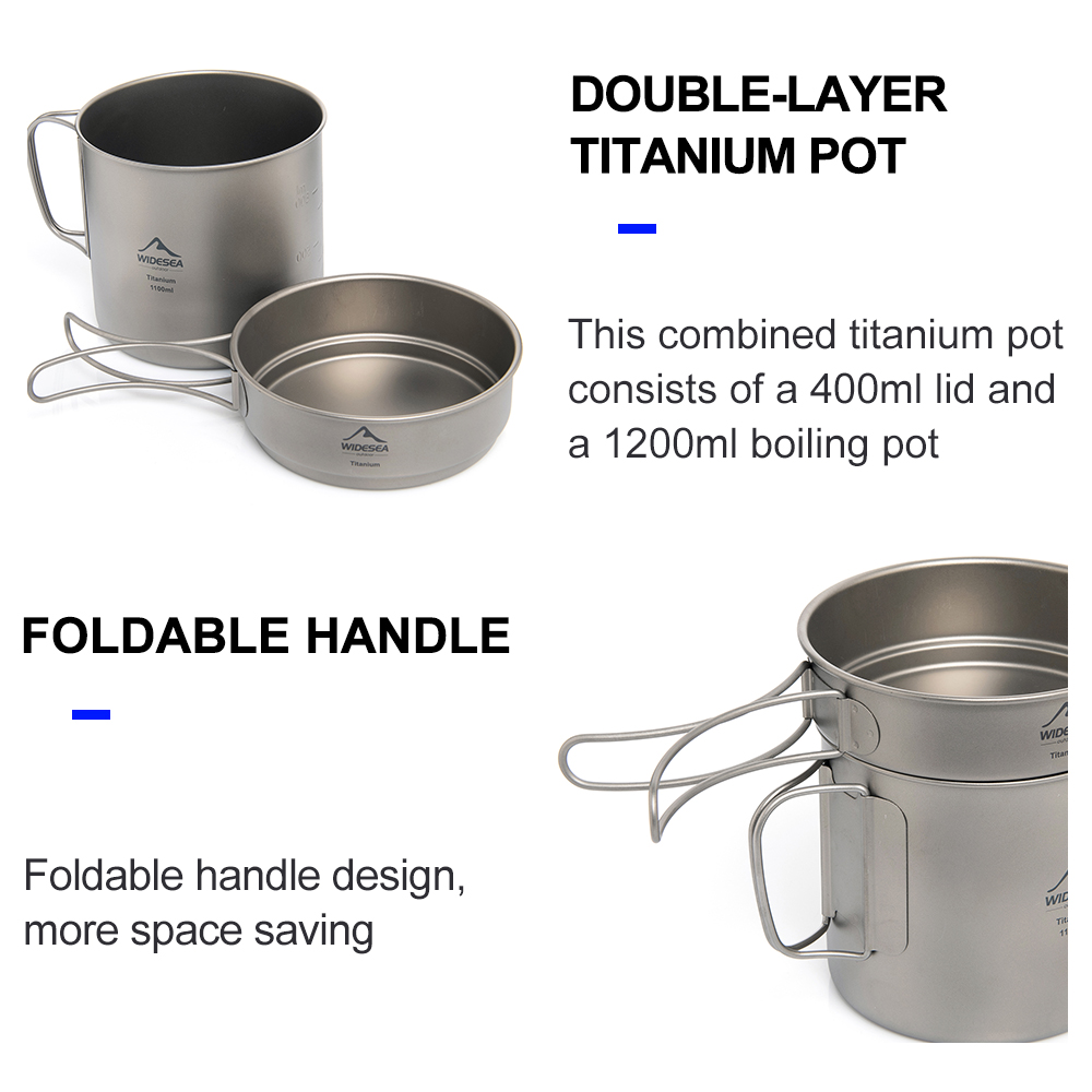 Widesea Ultralekki Tytanowy Ga – Outdoor Camping Cooking Equipment recenzja i cena