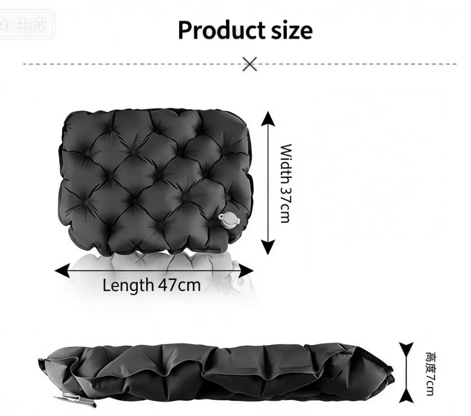 Przenośna Nadmuchiwana Poduszk – Outdoor Camping Mat Waterproof recenzja i cena