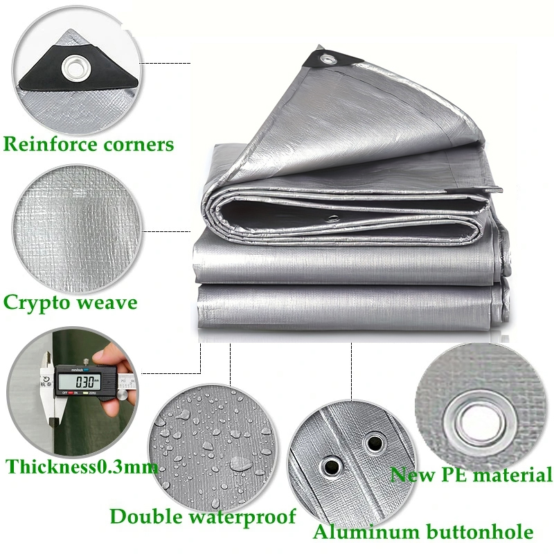 Duża plandeka 3mx5 6 8 4x4 5 6 – Waterproof Tarp Shelter recenzja i cena