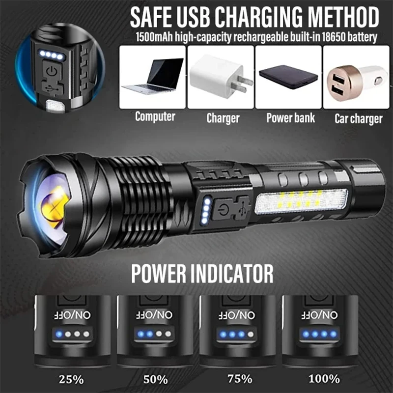 Mocna latarka LED z możliwości – Outdoor Camping And Fishing recenzja i cena