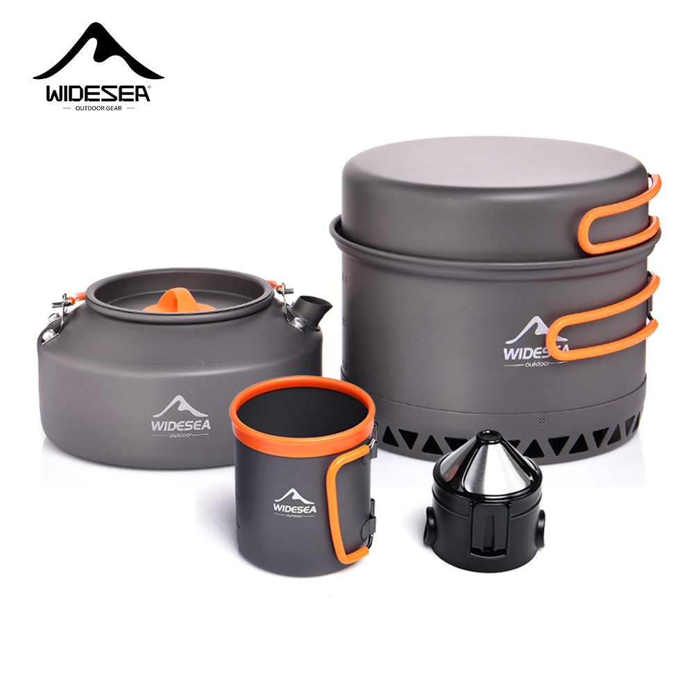 Zestaw naczyń kempingowych, na – Outdoor Camping Cooking Equipment recenzja i cena
