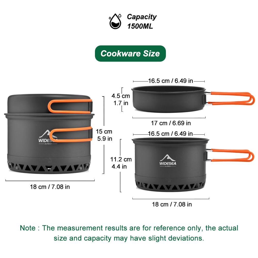 Zestaw naczyń kempingowych, na – Outdoor Camping Cooking Equipment recenzja i cena