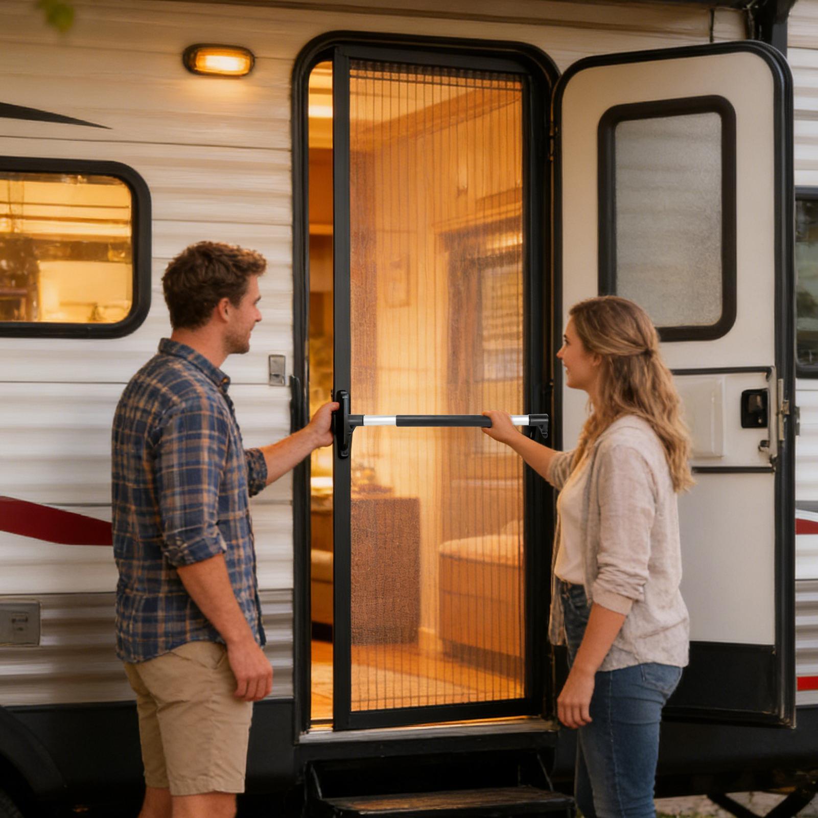 Uchwyt do drzwi ekranowych RV, – Outdoor Camping Rentals recenzja i cena