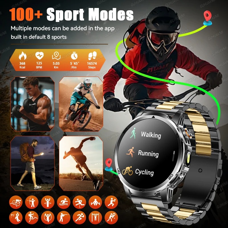Nowy wojskowy smartwatch męski – Outdoor Camping Japan recenzja i cena