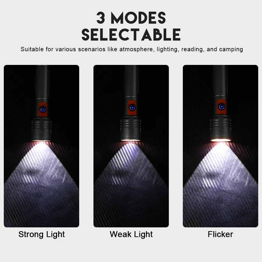 Latarka LED o dużej mocy, łado – Outdoor Camping And Fishing recenzja i cena