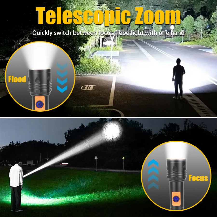 Latarka LED o dużej mocy, łado – Outdoor Camping And Fishing recenzja i cena
