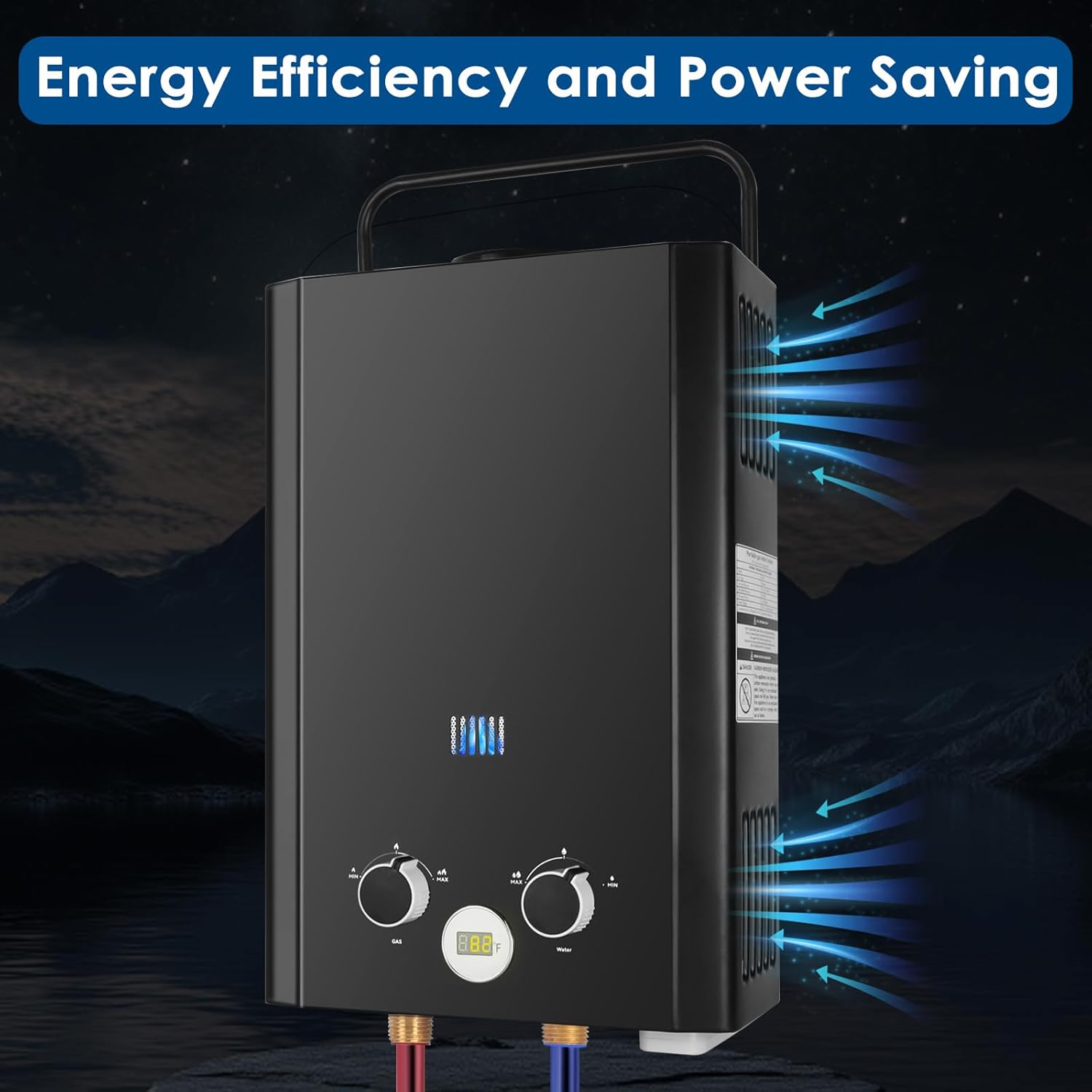 Przenośny podgrzewacz wody na  – Outdoor Camping Water Heater recenzja i cena