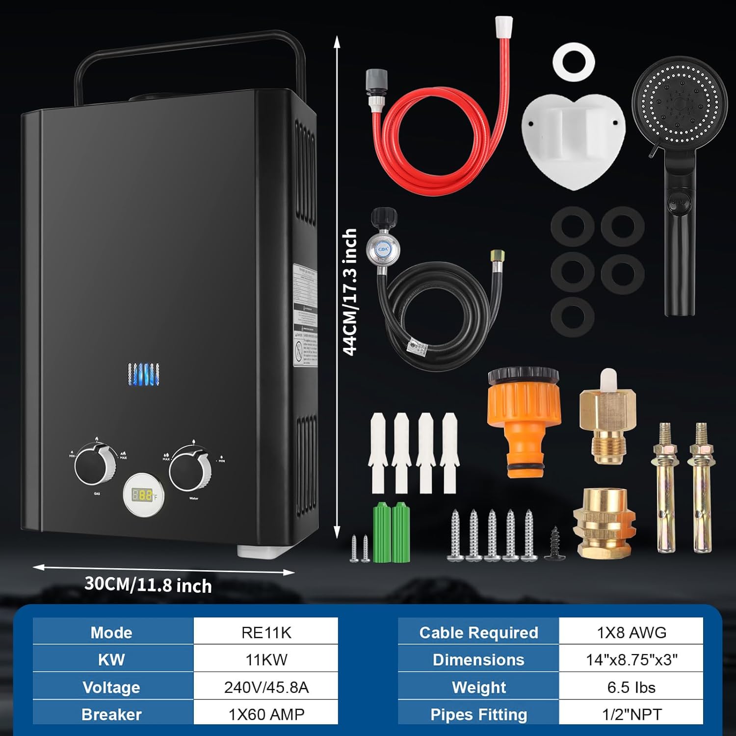 Przenośny podgrzewacz wody na  – Outdoor Camping Water Heater recenzja i cena