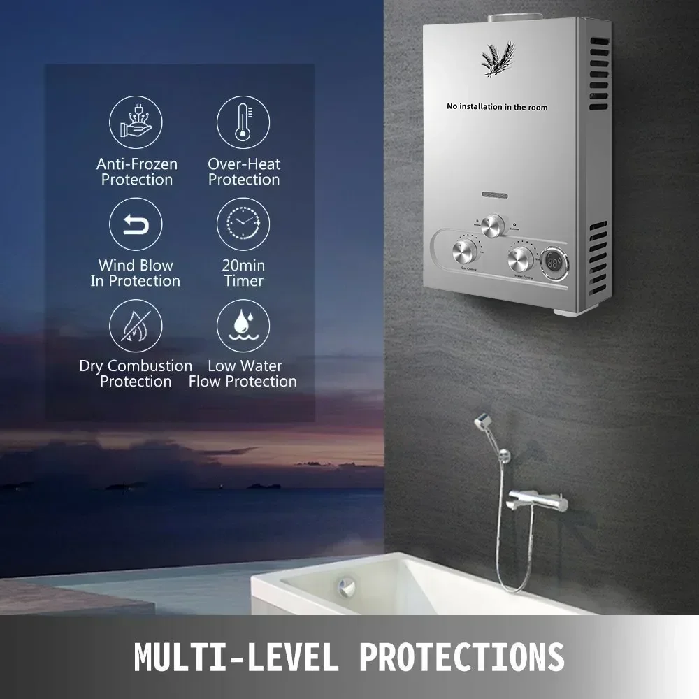 SIHAO 12L 16L 18L GPM Gazowy P – Outdoor Camping Water Heater recenzja i cena