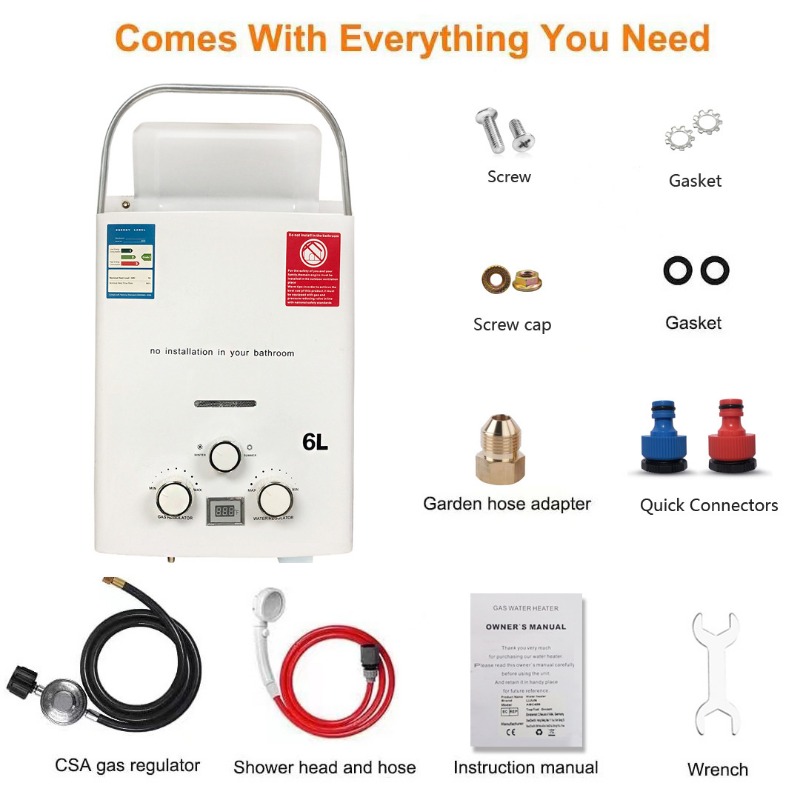 Zewnętrzny podgrzewacz wody do – Outdoor Camping Water Heater recenzja i cena