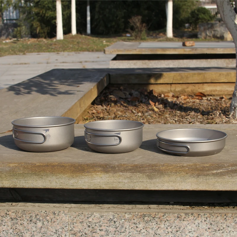 Keith 3PCS Titanium Cookware P – Outdoor Camping Cooking Equipment recenzja i cena