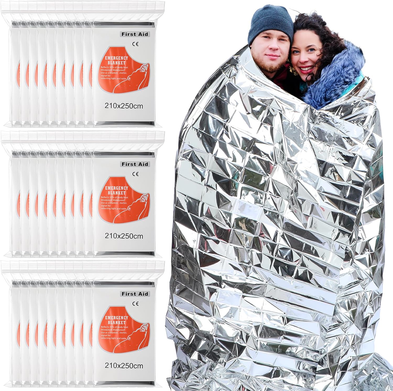 Koc termiczny z folii Mylar, 1 – Emergency Mylar Blanket recenzja i cena