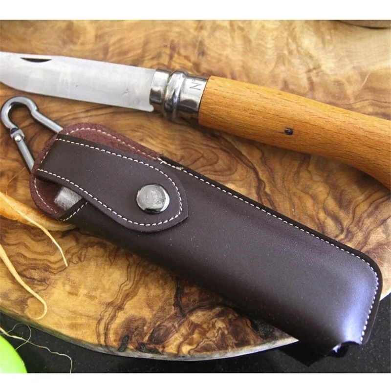 Skórzane etui na nóż górski z  – Outdoor Camping Knife recenzja i cena