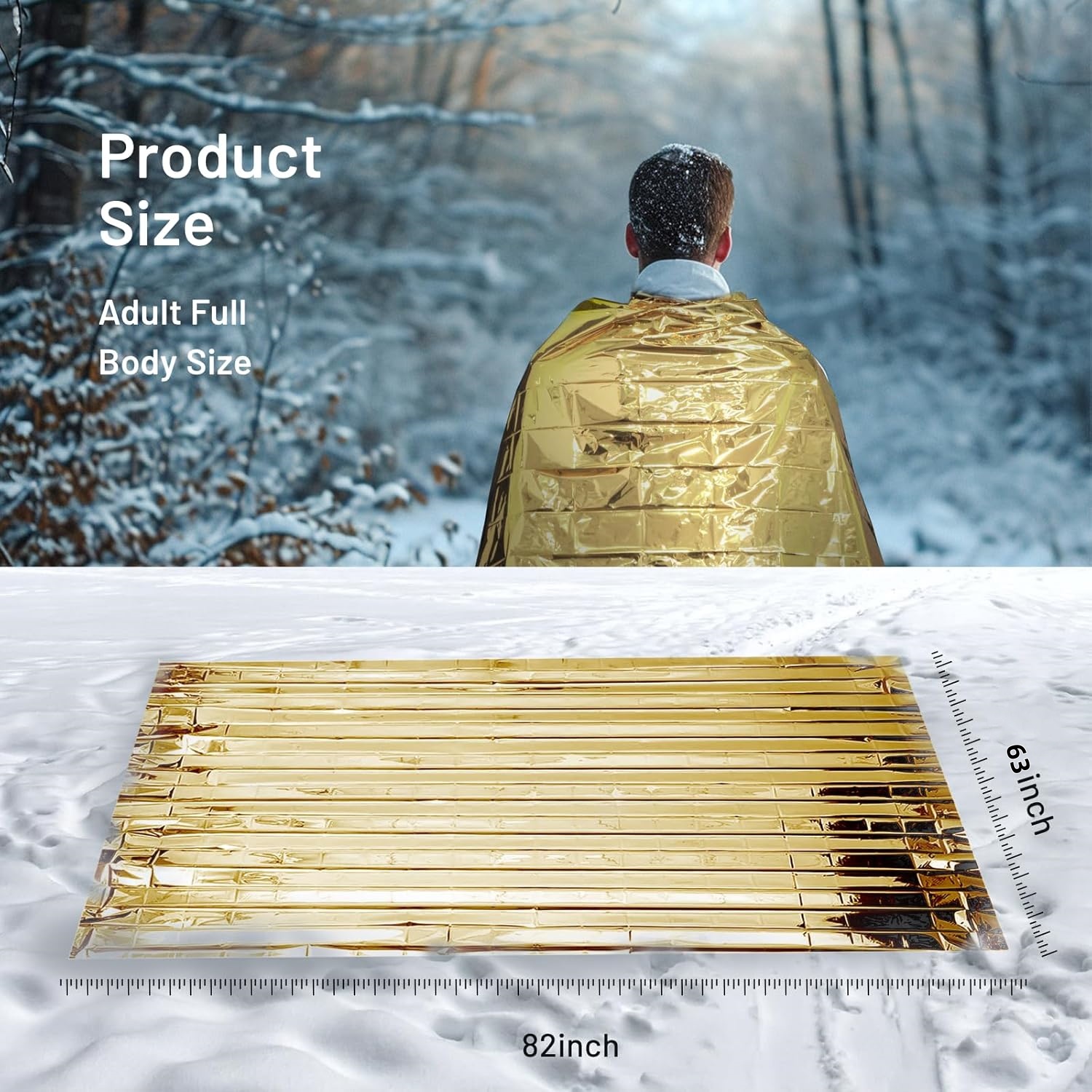 Koc ratunkowy termiczny, wodoo – Emergency Mylar Blanket recenzja i cena
