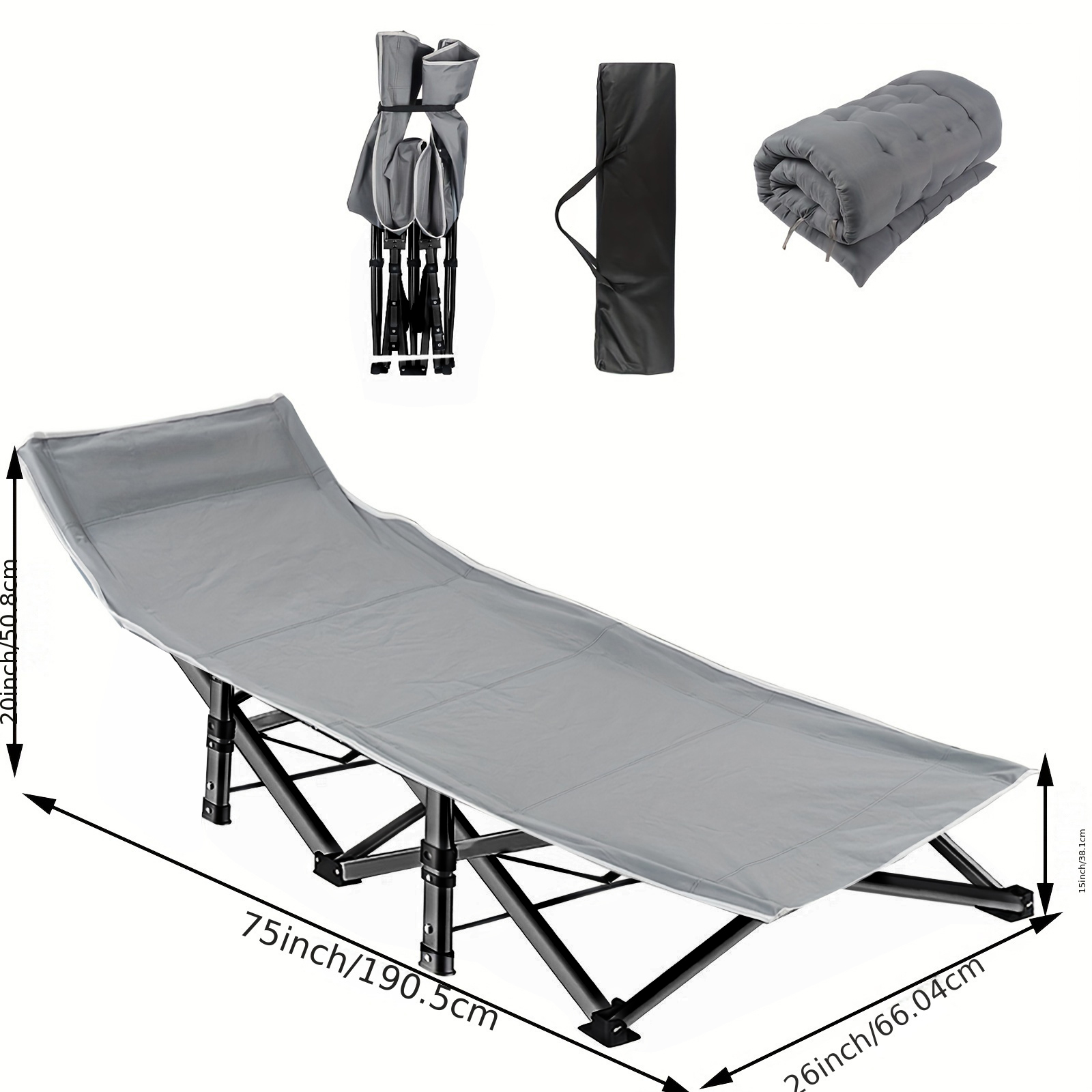 Wytrzymałe składane łóżko kemp – Outdoor Camping Cot recenzja i cena