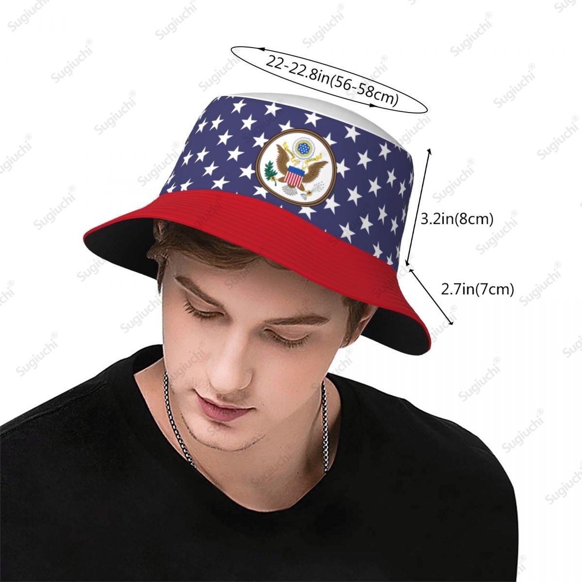 Kapelusz typu bucket z flagą U – Outdoor Camping Usa recenzja i cena