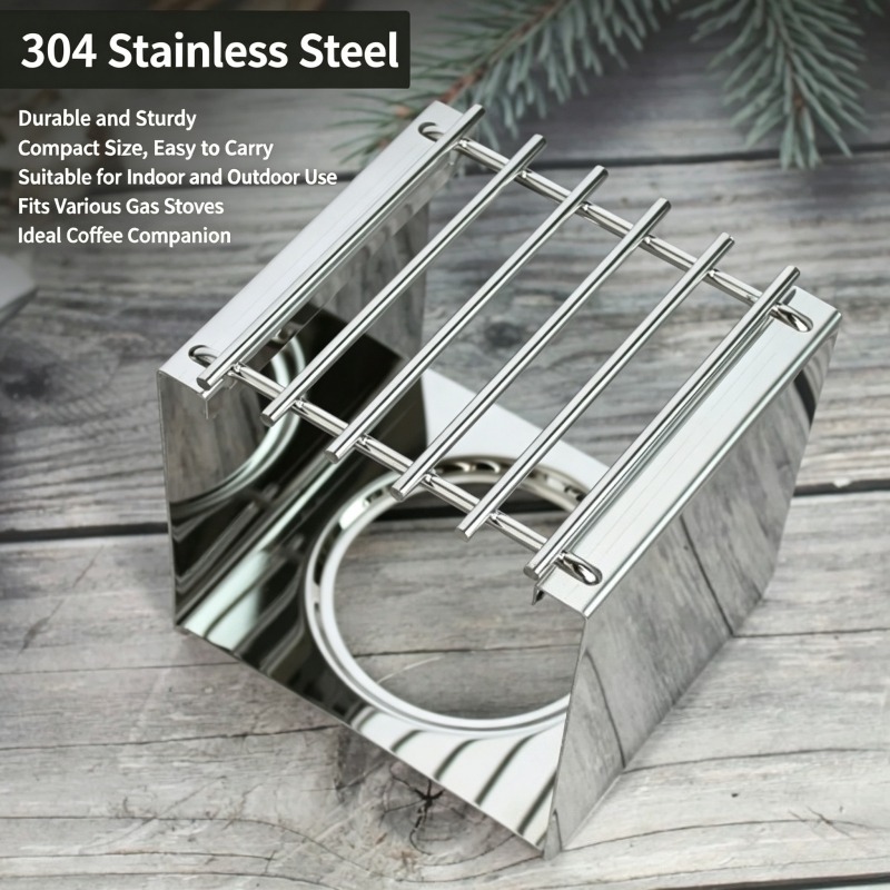 Stalowy kwadratowy stojak na k – Outdoor Camping Cooking Equipment recenzja i cena