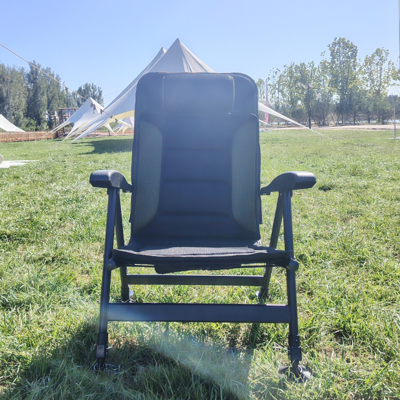 Przenośne, składane krzesło z  – Outdoor Camping And Fishing recenzja i cena