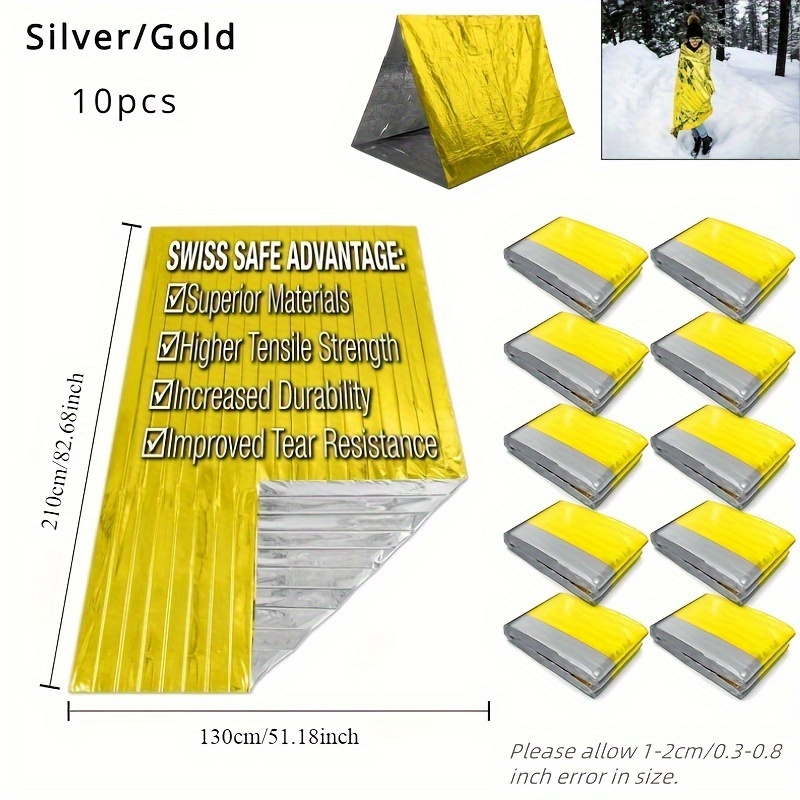 Awaryjny koc z mylarową izolac – Emergency Mylar Blanket recenzja i cena