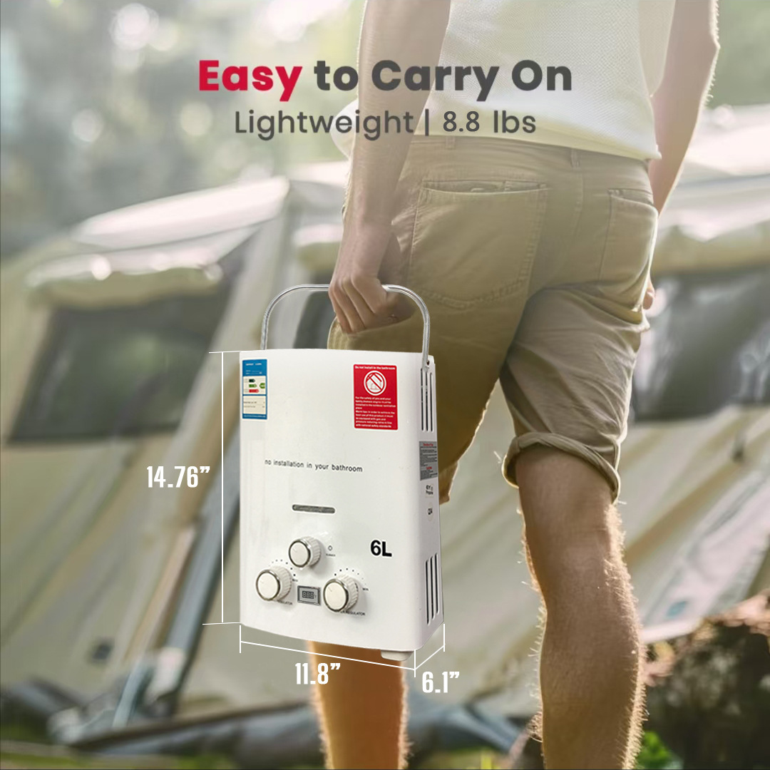 Nowy model przenośnego gazoweg – Outdoor Camping Water Heater recenzja i cena