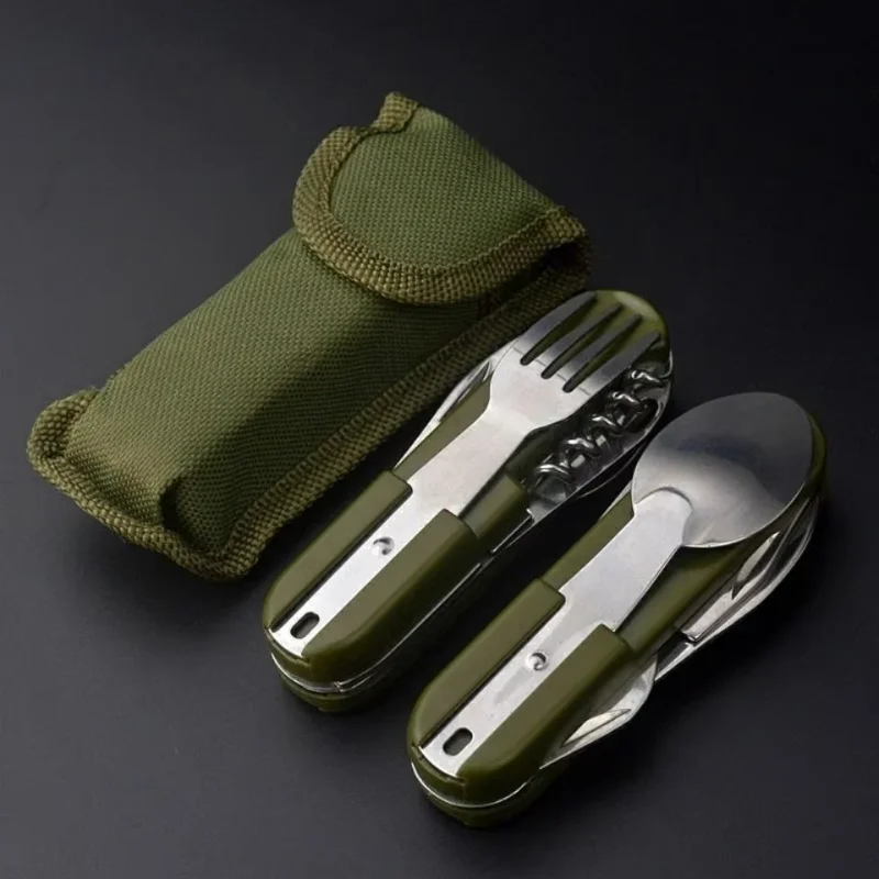Zestaw naczyń kempingowych na  – Outdoor Camping Knife recenzja i cena