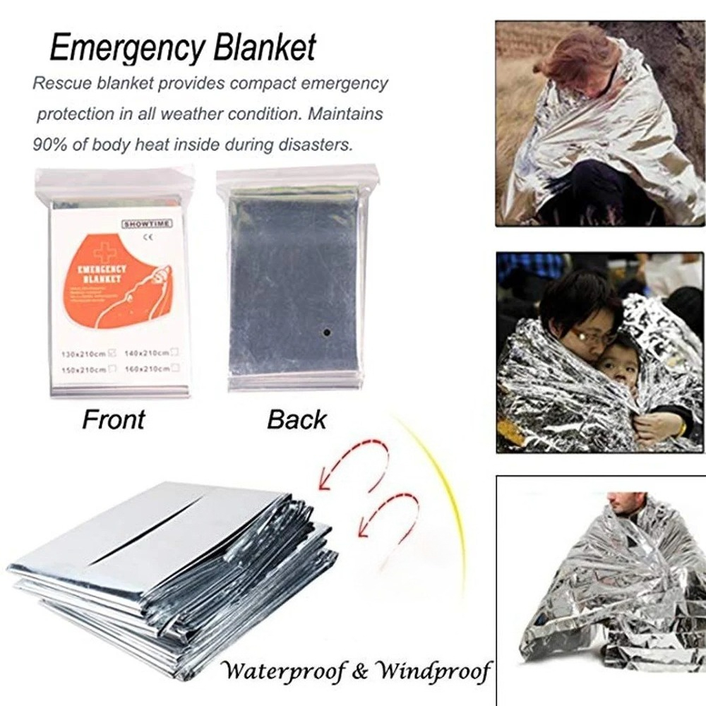 1/4 szt. Awaryjna koc termiczn – Emergency Mylar Blanket recenzja i cena
