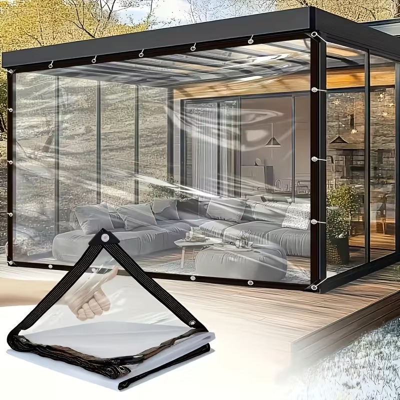 Gruba, przezroczysta plandeka  – Waterproof Tarp Shelter recenzja i cena
