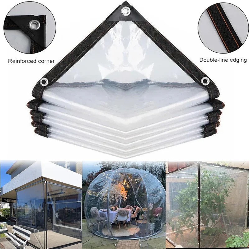 Gruba, przezroczysta plandeka  – Waterproof Tarp Shelter recenzja i cena