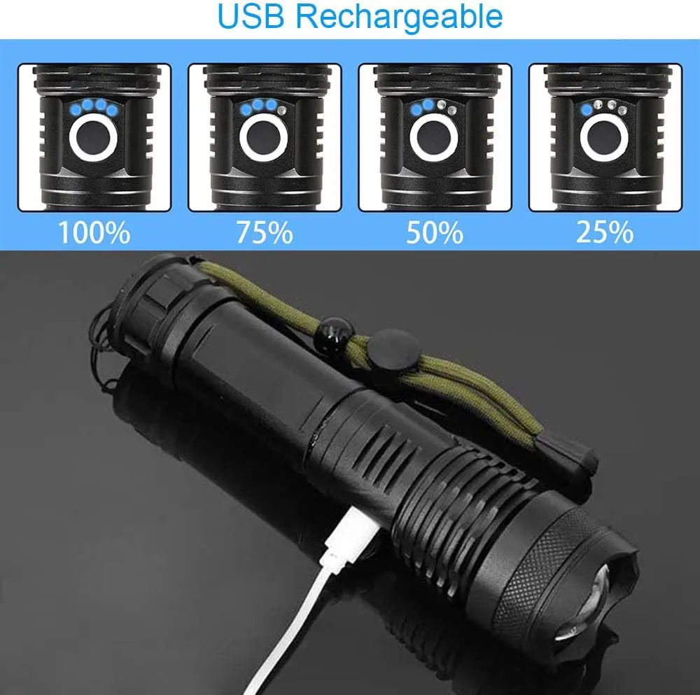 Latarka LED o dużej mocy, łado – Outdoor Camping And Fishing recenzja i cena